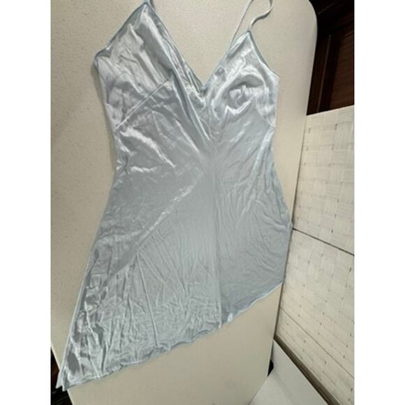 "SEARS" Vintage Blue "The Doesn't Slip" gown Dress Sexy Babydoll Fairy SZ 40 - Picture 6 of 10